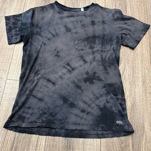 DSG Boys Charcoal Gray/Black Tie Dye T-Shirt